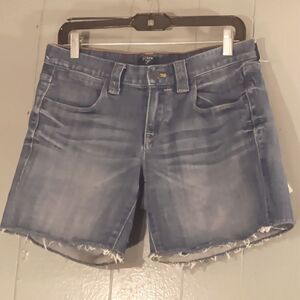 J. Crew Stretch Denim Cut-off Jeans sz 2